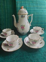 Herendi porcelán kávés készlet 4 személyes Eton