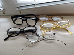 Antik drótszárú okuláré üveglencsével  + Retro szemüvegek