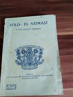 Föld- és néprajz a VIII. osztály számára, 1948