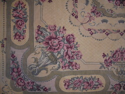 Régi szőttes, szövött ágyterítő, terítő vagy falvédő - 175 x 140 cm