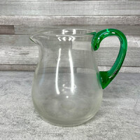 Ajka Crystal zöld füles kristály kancsó