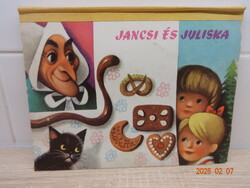 Grimm: JANCSI ÉS JULISKA - térbeli ( 3D)  mesekönyv V. Kubasta rajzaival (1982)