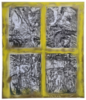 Kántor János – Kvadrát Viziók  80x100 cm