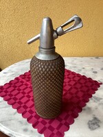 Antik hálós szódás szifon 1929 ből.