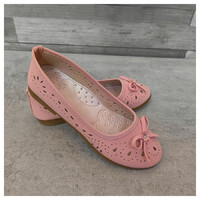 Rózsaszín kislány balerina cipő 35