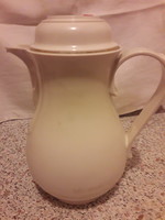 BUTLER CAFFE drapp füles kávés kiöntős termosz hibátlan.