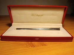 Vintage St. Dupont Sterling ezüst golyóstoll filc betéttel.