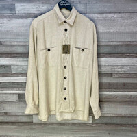 Alpenland férfi len tradicionális viselet, ing 42