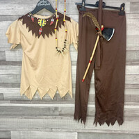 Farsangi indián jelmez szett 7-8 éves gyerekeknek