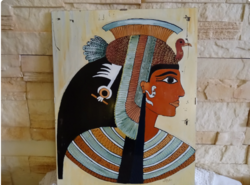 Egyiptomi stílusú dekoratív fali kép