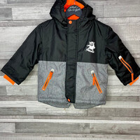 Kiki Koko fekete-narancs gyerek síkabát 92