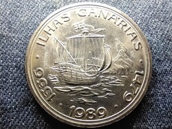 Portugália Kanári-szigetek 100 Escudo 1989 INCM
