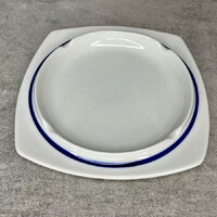 Alföldi porcelán kék csíkos hamutál