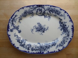 Antik Cauldon fajansz nagy ovális tál 31,5 x 42 cm
