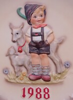 Hummel falitányér 1988 (19 cm)