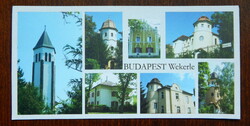Képeslap - Budapest Wekerle telep - mozaik