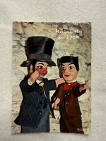 Régi " Lyoni babák / Lyoni Marionettek " képeslap                     -5.
