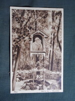 Képeslap,Pécs,Mária kép Mecseken látkép,részlet,Barasits Bp. kiadás,1925-