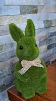 Nyuszi Nyúl Húsvét Dekoráció Dísz Zöld Műfűből Kézműves Termék Kézzel Készült Termék. Új.