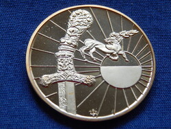 Attila Isten Kardja Ősbemutató 1993.aug.20. - aranyozott bronz proof emlékérem