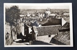 Prága az új vár lépcső képeslap