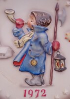 Hummel falitányér 1972 (19 cm) --- kis pöttyökkel