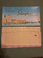 Vintage "Shanghai Brand" női zsebkendő készlet (6 db) – Eredeti dobozában