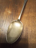 Antik angol fazonú ezüst teás kanál