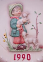 Hummel falitányér 1990 (19 cm)