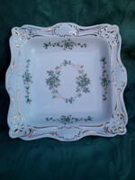 HOLLÓHÁZI ERIKA MINTÁS BAROKK TÁL , ASZTALKÖZÉP ,KÍNÁLÓ