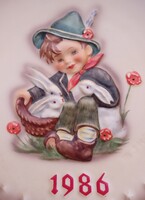 Hummel falitányér 1986 (2) (19 cm)