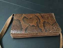 Kígyóbőr válltáska, eredeti , Afrikából