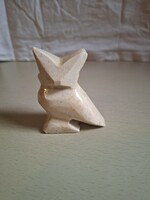 Onix (?) Bagoly figura. 7,3 cm.