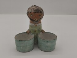 Kiss Roóz Ilona ritkább Kerámia Figura.Hibátlan!