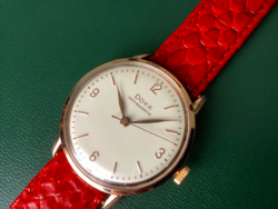 Doxa 14k-os aranyóra masszív gyári rozé arany tok. 1950-es 60-as évekből