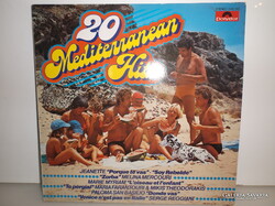 NAGYLEMEZ  - 20 MEDITERRANEAN HITS - NSZK - BAKELIT - HIBÁTLAN