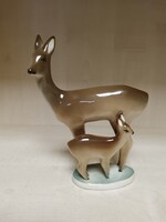 Zsolnay őz gidával