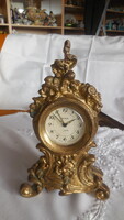 Óratartó bronzból , 24 cm  Slava  orosz órával