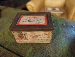 Her Majesty"s Blend  fém teás doboz , régi pléh doboz, dekorációnak,gyüjtőknek