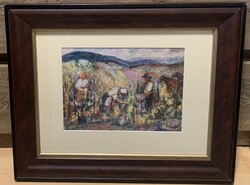 Kotász Károly: Szüretelők