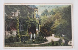 Képeslap, Erdőbénye, Fürdő 1927 Úri-lak