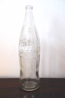 SZÉP ÁLLAPOTÚ, RETRO COCA COLA 1 L-ES ÜVEG PALACK, 1991-BŐL