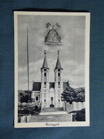 Képeslap,Leporelló,Máriagyűd,Kegytemplom látkép,részlet,Karinger,Ferenc rend kiadás,Máriagyűd,1925-