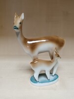 Zsolnay őz gidával 2.