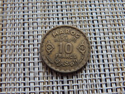 Marokkó 10 francs  1952