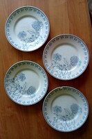 Hortenzia dekoros fajansz lapos tányérok