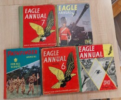 5DB EAGLE ANNUAL -KÉPREGÉNY,ÍRÁSOK, AZ 1960"-AS ÉVEKBŐL.ANGOL