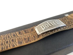 Police bőr Karkötő’