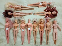 Baba 07 - játékbaba vegyes 12db egyben műanyag vintage barbi barbie alak
