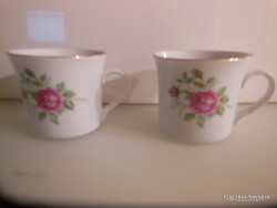 BÖGRE - 2 db - PORCELÁN - 2 dl - THUN -  ANTIK - HIBÁTLAN